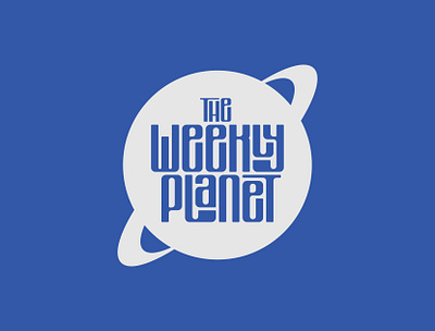 The Weekly Planet design graphic design logo vector