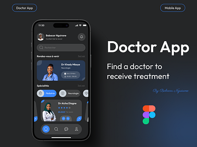 Doctor app app design doctor health mobile mobileapp ui uidesign ux uxdesign