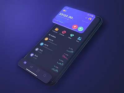 Blockchain Product APP ui