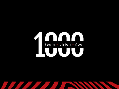 1000 Crore - Sub Brand 1000 1000cr branding crore graphic design illustration logo rupees sub brand team vector vision