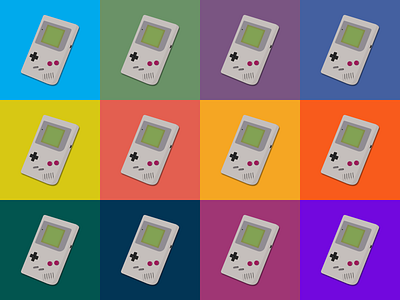 Gameboy 30th Anniversary gamboy game art illustration vector