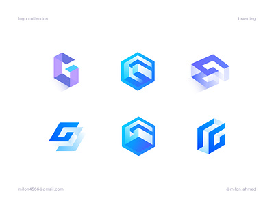 Letter G Logo Ideas 3d brand brand identity branding g logo exploration icon identity letter g logo logo design logo mark logodesign logos logotyp logotype modern logo typography vector