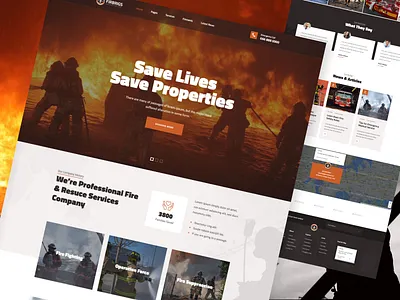 Firbrigs - Fire Department HTML Template business clean creative design emergency fire fire department fire prevention fire station firefighter fireman gdpr logo rescue safety security services ui volunteer