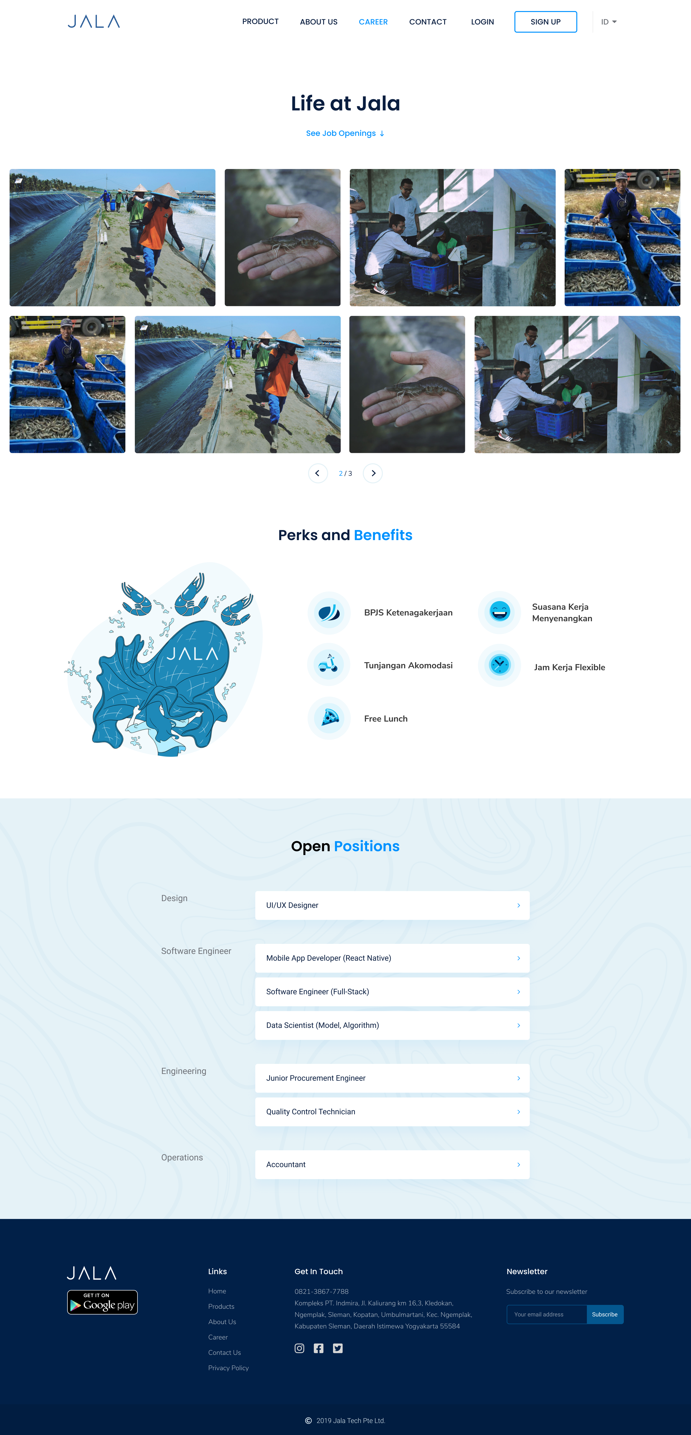 Jala Web Design & Development by Kukuh Aldyanto on Dribbble