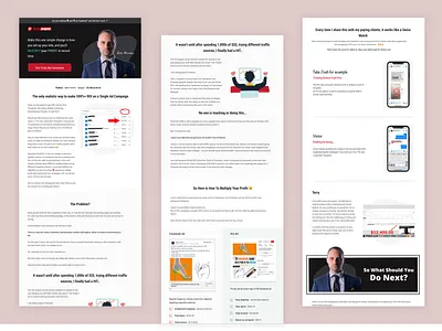 pinadsthumb clickfunnel funnel landing page landing page ui landingpage landingpagedesign salesfunnel website website concept website design