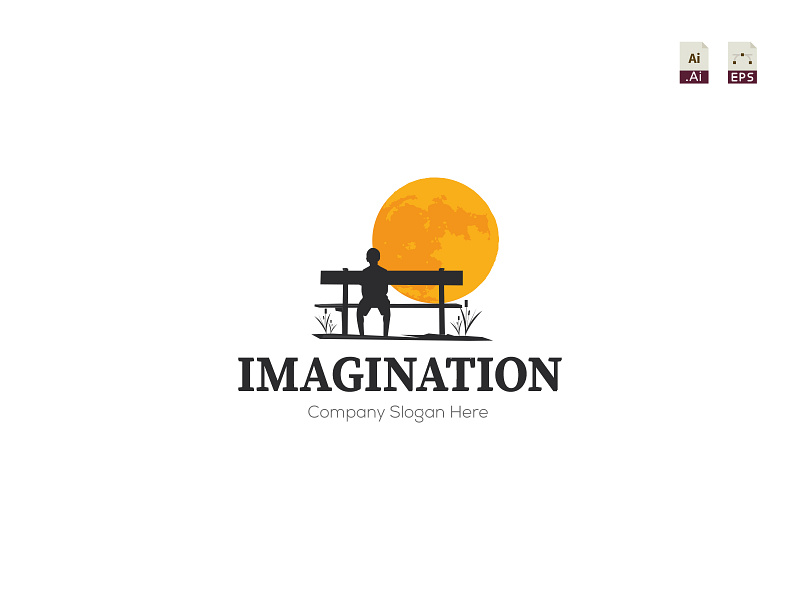 Imagination - Illustrator free logo to download flat design logo logodesign