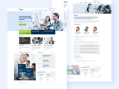 BSB banking clean ui landing landing page software house ui ui design ux ux design web design website design wordpress