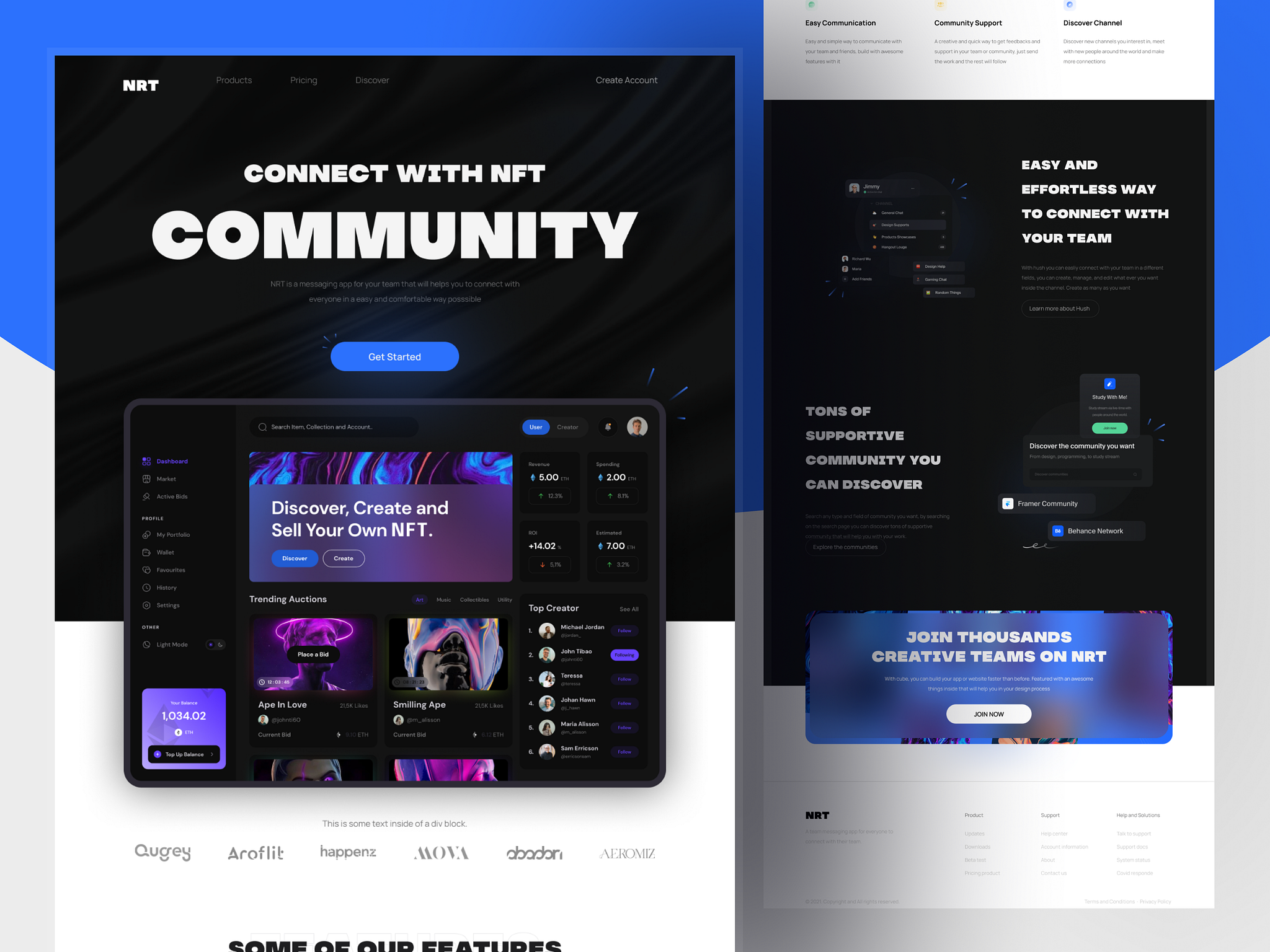 Community Website Design by Nishar Multani for Smart Ux Design on Dribbble