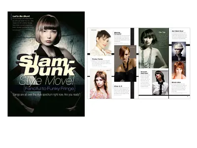 Beauty Magazine beauty design graphic design layout magazine