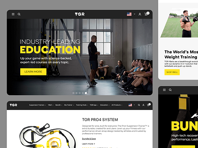 TOR - Sport Coaching Service clean layout coach fitness gym health landing page modern ui sass sleek design sport sport coaching trainers training ui uxui web design web ui website wellness white space