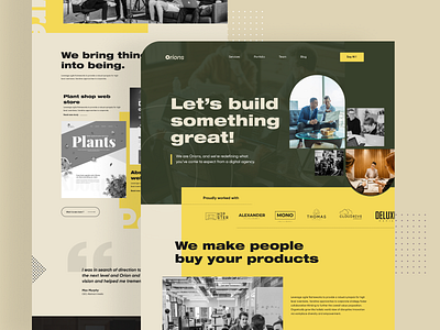 Digital agency landing page 2020 trend agency app design clean ui creative dailyui digital marketing agency homepage ios landing page landing page marketing agency minimal mockups product design trendy design ui ux visual design web design