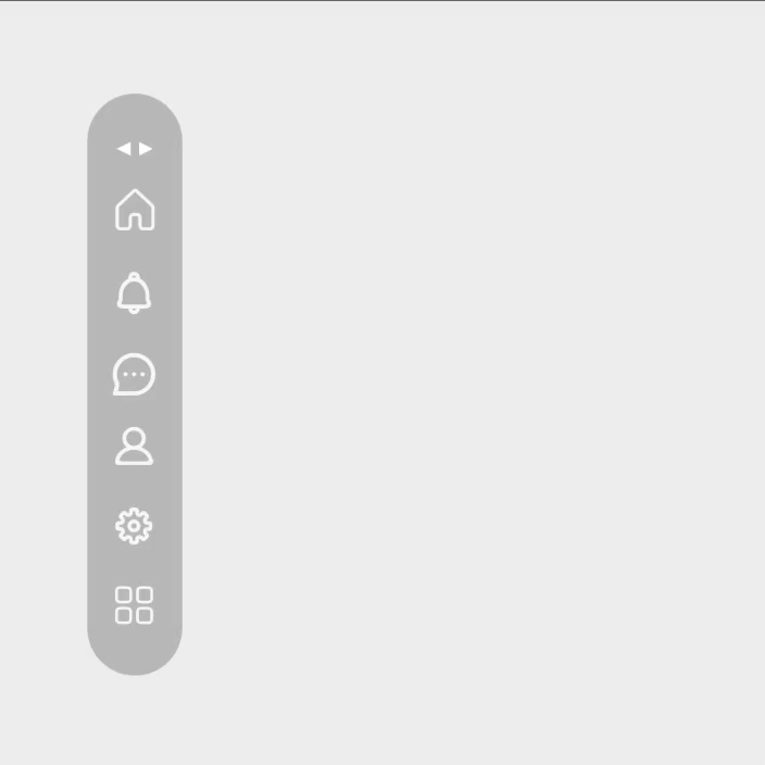 Side bar micro interaction animation graphic design interaction design logo micro interaction motion graphics product design rive side bar ui