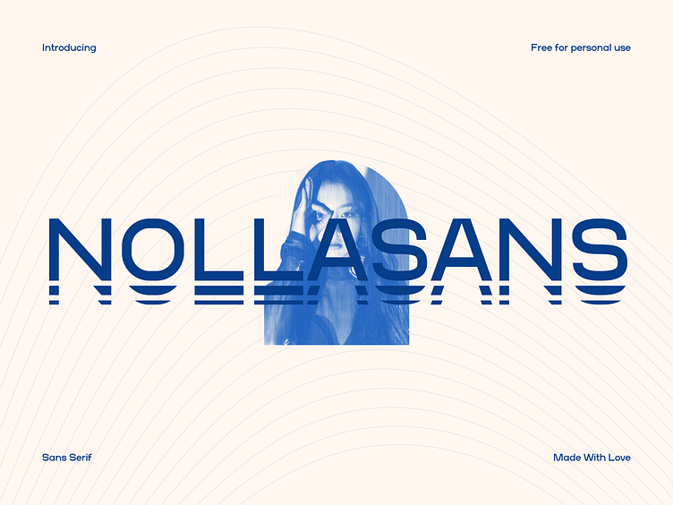 Nollasans Font by Lil Dicky for Odama on Dribbble