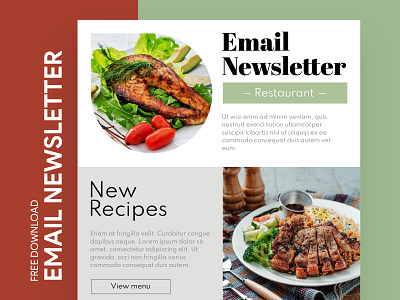 Food and Restaurant Newsletter Free Google Docs Template business cafe doc docs document food google ms newsletter newsletters print printing restaurant template templates word