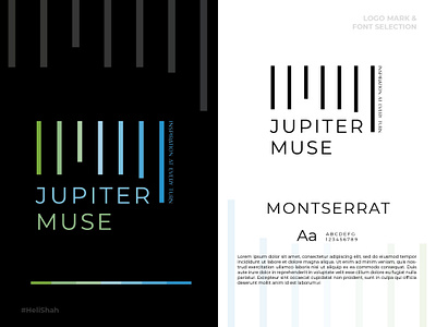 Jupiter Muse brand identity branding graphic design illustration logo modern logo typography