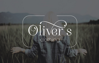 Oliver's Clothing Logo brand identity branding graphic design illustration logo luxury logo modern logo typography