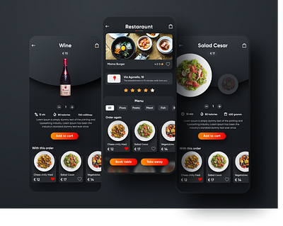 NOQ order clean design delivery app food app illustration interface services simple solution ui user experience ux