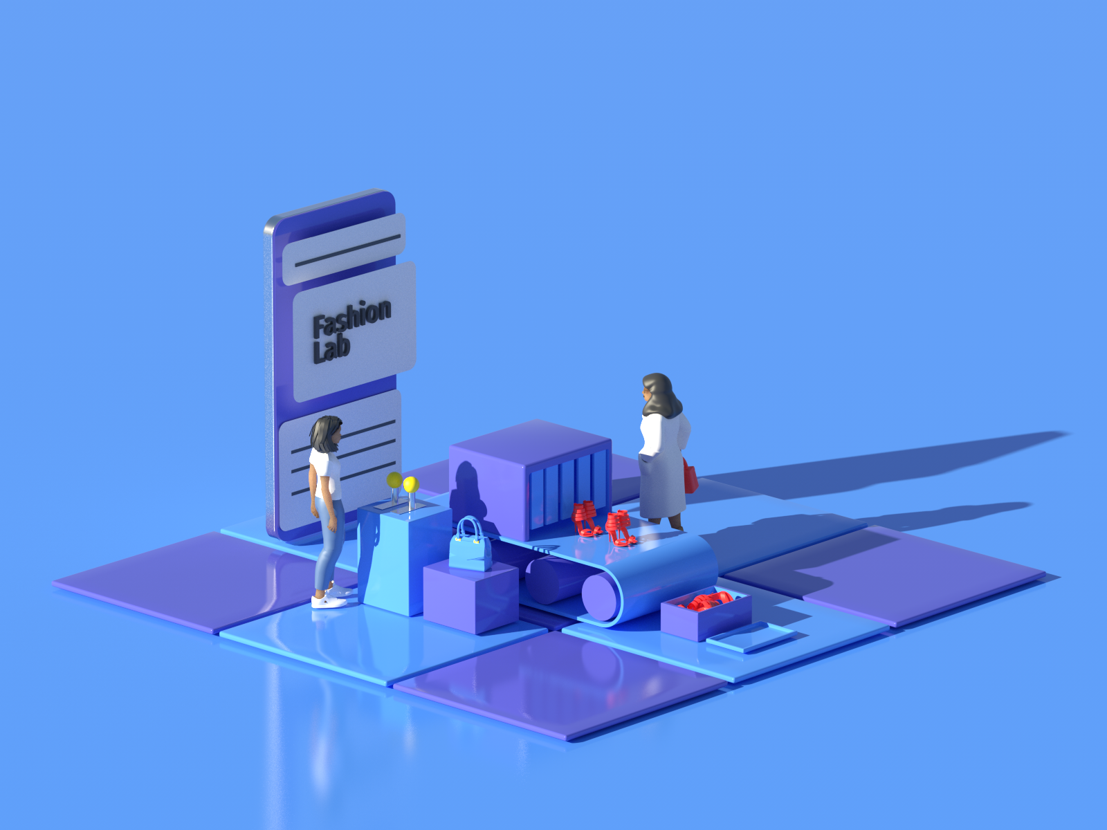 Fashion lab by Queenieeye__ on Dribbble