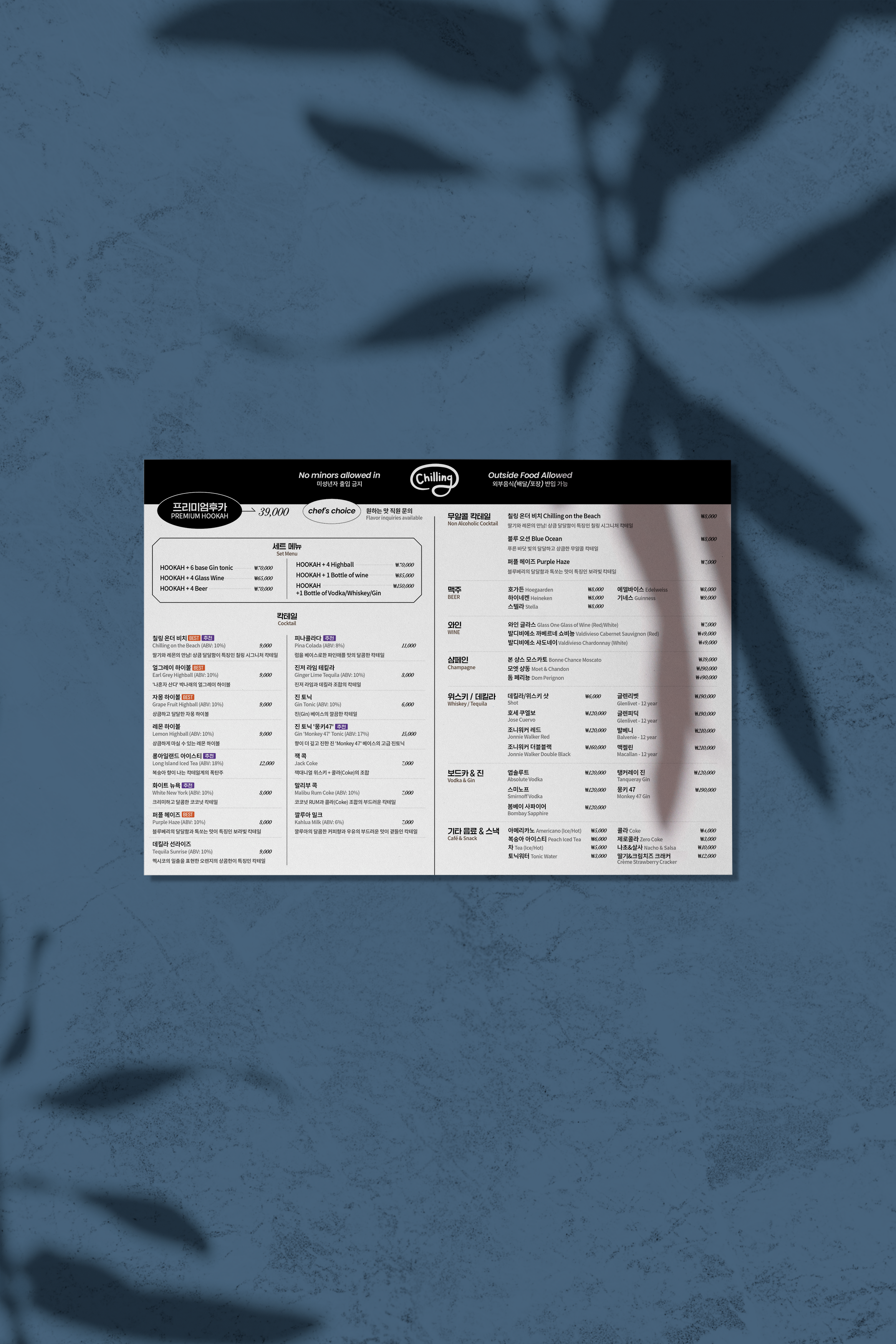 Example of Custom Menu Design For Restaurants 🍽️