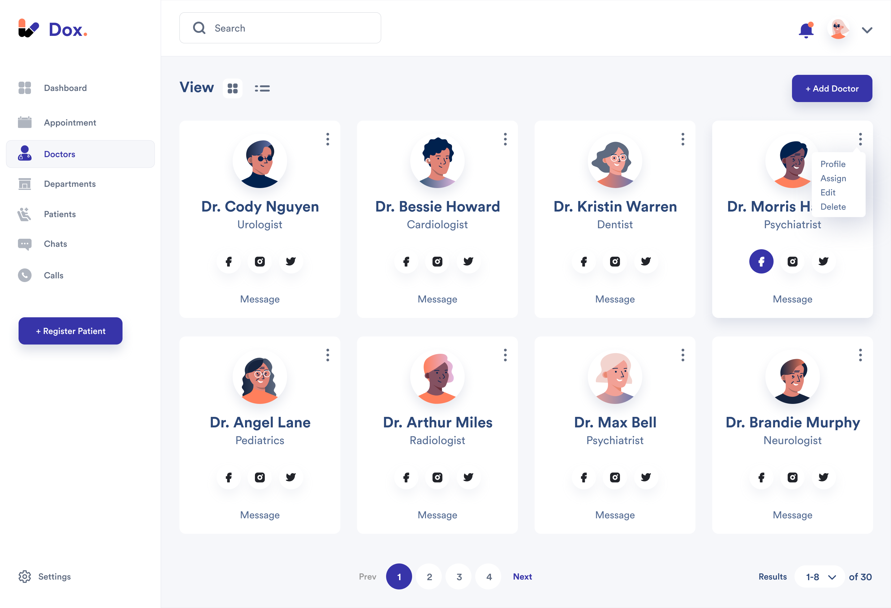 Example of Dashboard App UI UX Design (15 Pages)