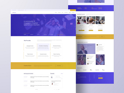 Lingui - Language School business design joomla page builder template typography ui ux web web design