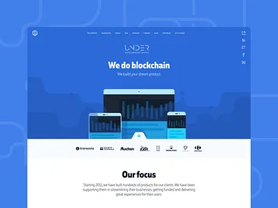 Udevoffice website design branding business identity design flat design rebranding typography ui vector website website design