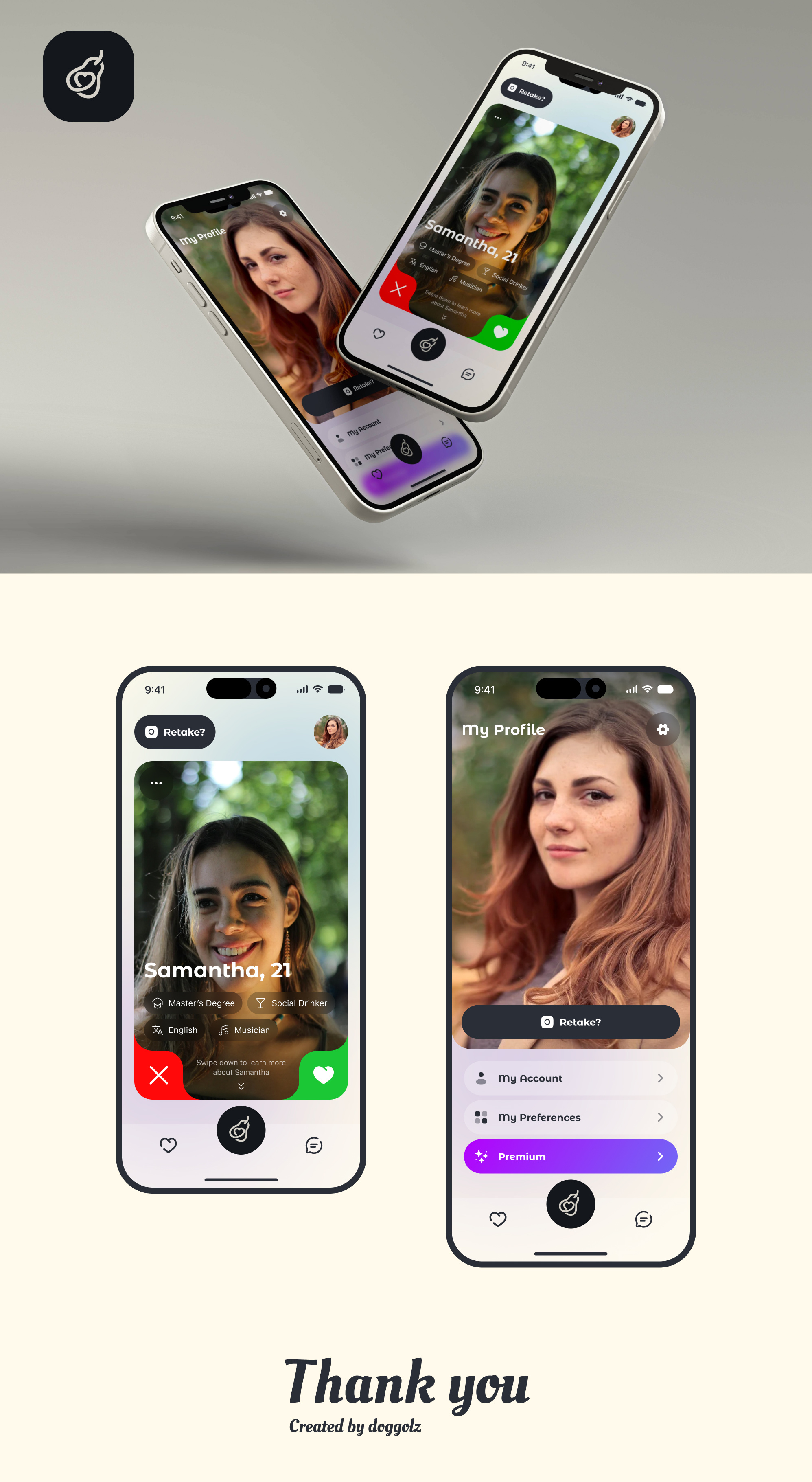 Pairs App app application design figma ios mobile mobile app mobile application ui ui design uxix uxui design