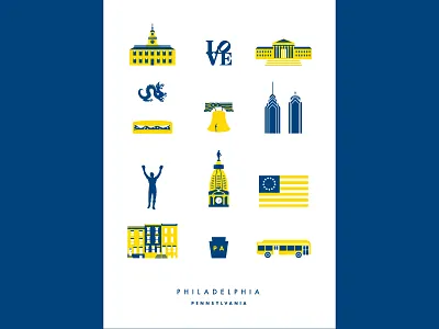 Philly Drexel Poster drexel university philadelphia poster