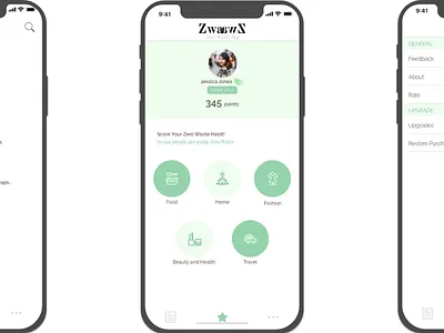 Zero Waste App Concept 100 days ui challenge app design icon minimal ui