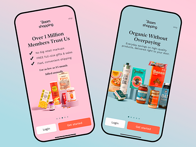 Online Shopping App - Boom! app app design application boom shoppiing colorful creative design interface line shpping mobile app shop shopping ui ui design user user friendly user interface ux ux design ux ui