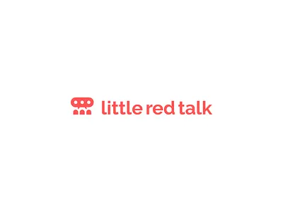 Little red talk logo app app icon branding chat design icon icons logo minimal minimalism minimalist minimalistic red speech talk vector
