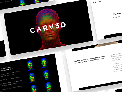 CARV3D - Digital Human Generation 3d design 3d designer 3d human ai black and white branding digital human future glitch heatmap landing page marketing website modern modern logo photogrammetry product design robot webdesign website