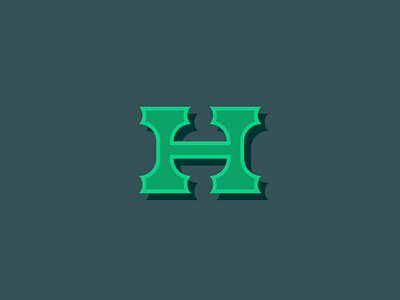 Letter H 36daysoftype 36daysoftype07 branding design design letter letter d lettermark logo logodesign logomark type typography vector