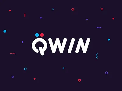 Qwin gaming platform art direction auction auctions blockchain crowdfunding design flat game identity logo logo design logotype minimal platform queen smart contracts vector win