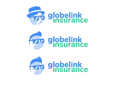 Travel Logo + Concepts airplane earth flights gentleman glasses globe hat insurance logodesign logotype man palnes travel logo travelinsurance