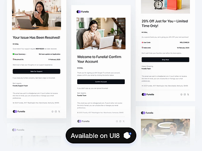 Email Marketing Template email email campaign email design email marketing email offer email template figma mail marketing marketing template marketplace newsletter template order product design registration template ui ui kit ui8 uikit