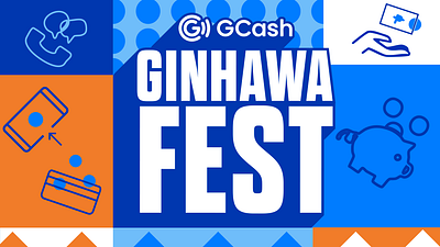 Gcash Ginhawa Fest - Key Visual graphic design key visual