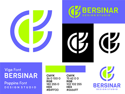 Bersinar Logo branding graphic design logo