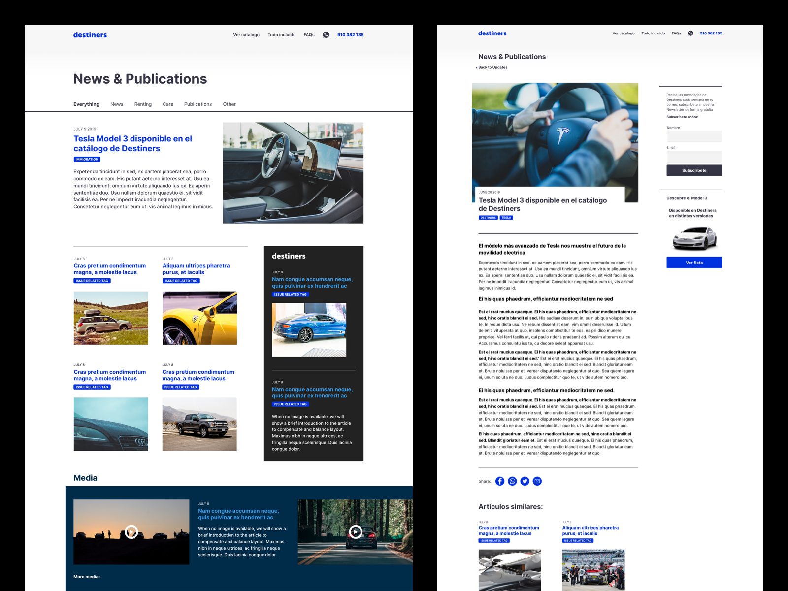 Example of Web App Design, Dev. Ready Figma