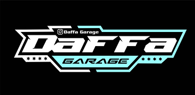 Logo Vector Daffa Garage branding design graphic design illustration logo typography ui ux vector