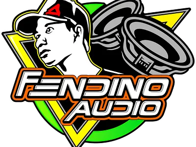 Logo Vector Racing Audio app branding design graphic design illustration logo typography ui ux vector