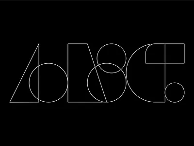 A B C 36 days of type 36daysoftype 36dot abc brand identity branding composition concept design flat forms graphic grid iconography illustration illustrator letterforms logo logomark logotype shapes typography vector