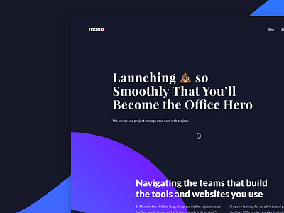 El Mono Agency Website - Landing Page agency website branding colorful design gradient graphic design landing page logo ui ux uxdesign web design