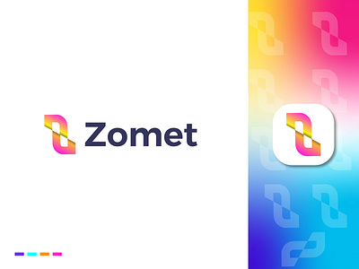 Zomet - Modern Z Letter Logo Design 3d abstract logo branding creative logo design gradient logo graphic design icons logo logo design logo designer logo idea logo inspirations minimal minimalist logo modern logo trending virtual app z letter z logo