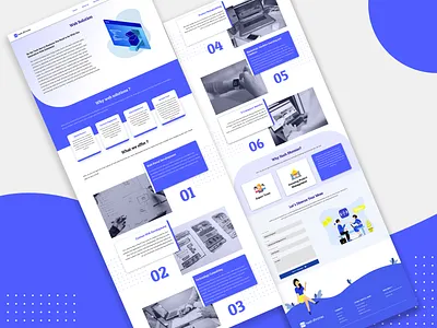 Hash Dhronas - Service branding design servicepage ui uidesign uiux ux uxdesign web