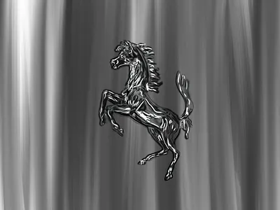 Ferrari Artwork branding logo sketchbook