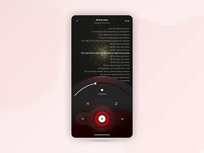 Music Player app blue clean concept dashboard design dribble best shot green media minimal mobile app mobile ui music player red ui ui design ux video player