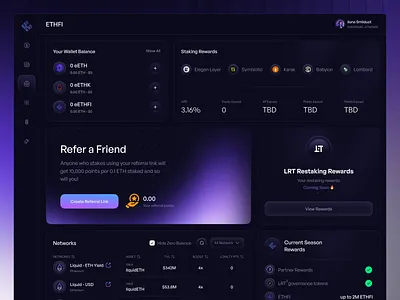 Crypto Wallet Dashboard Design crypto dashboard crypto earning crypto wallet crypto web design dashboard design wallet dashboard wallet dashboard design web dashboard web design web site website