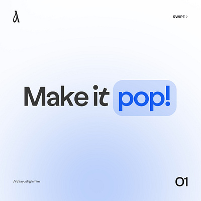 Make it Pop - Designer's Issue design graphic design illustration typography ui vector