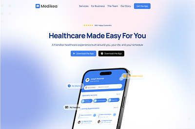 Medicare - Website Hero Section adobe photoshop fig figma hero ui website